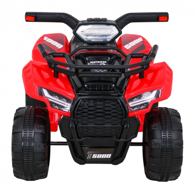 Quad elettrico per bambini rosso con motore 25W e MP3 USB