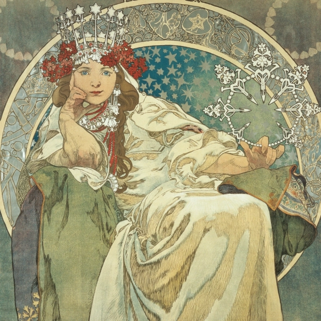 Calendario Notique con Note Alfons Mucha 2025