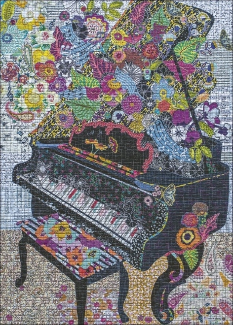 Puzzle Arte Trapunta Klavír 1000 Pezzi