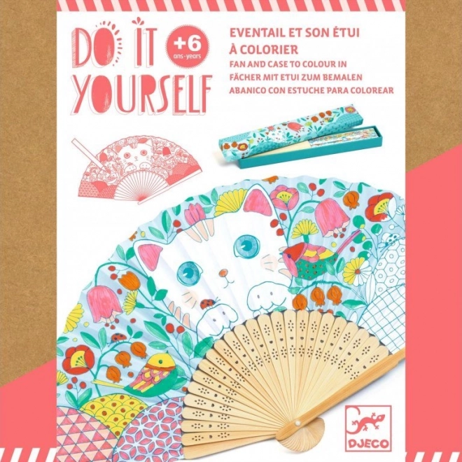 Ventaglio da colorare - Koneko