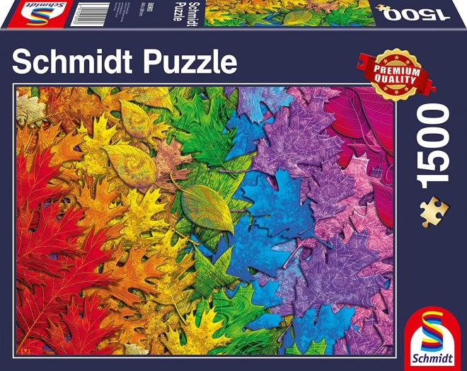 Puzzle foglie colorate 1500 pezzi