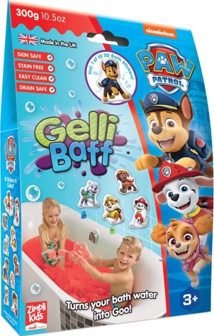 Zimpli Kids Gelli Baff Bagno Gel Paw Patrol Rosso