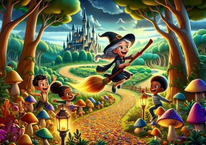 Puzzle Strega Carina 100 pezzi