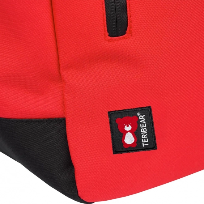 Zaino roll-top TERIBEAR rosso