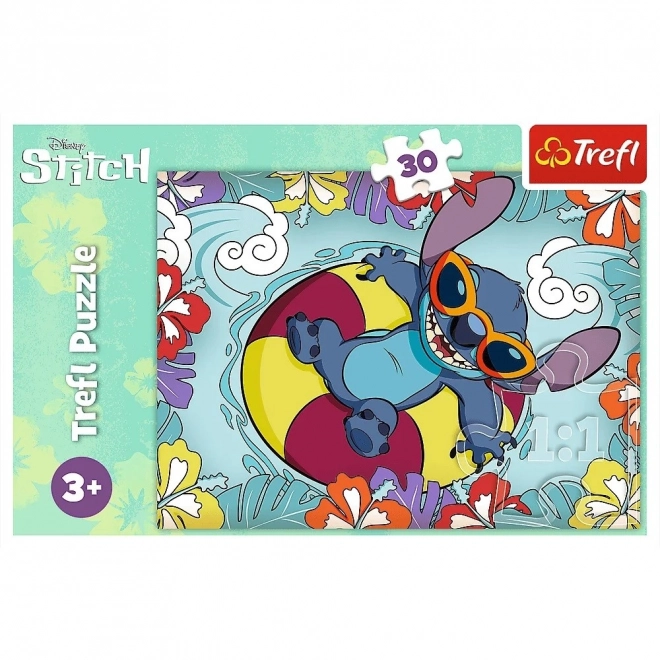 Puzzle 30 Pezzi Lilo e Stitch in Vacanza