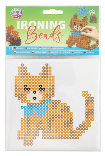 Kit di Perline a Stirare Gattino 15x15 cm