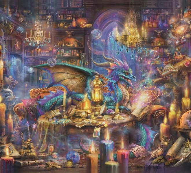 Puzzle Biblioteca Magica 3000 pezzi di Ravensburger