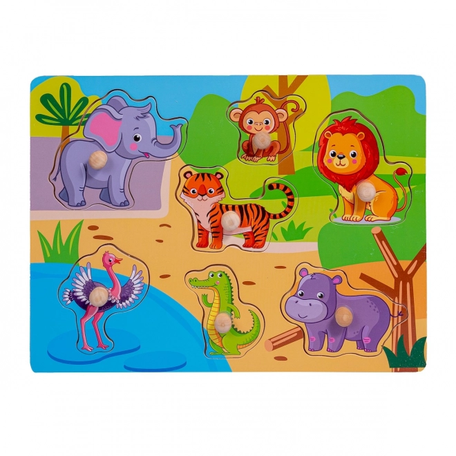 Puzzle in legno zoo