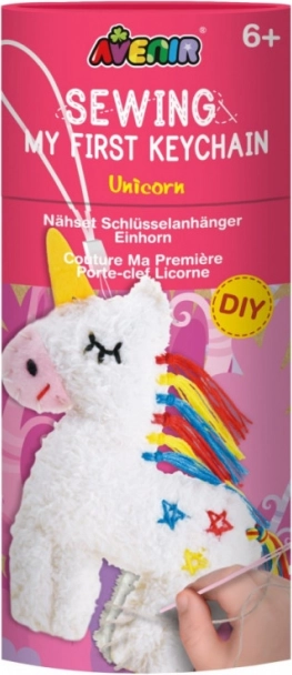Set creativo Cuci il tuo portachiavi - Unicorno