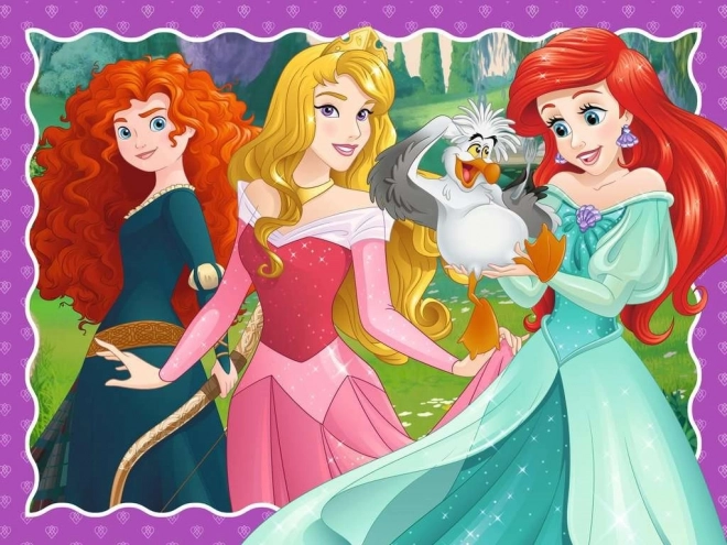 Puzzle principesse Disney 4 in 1