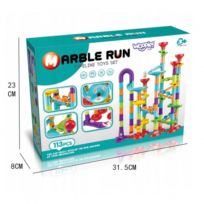 Spirale Pista per Biglie WOOPIE 113 Pezzi