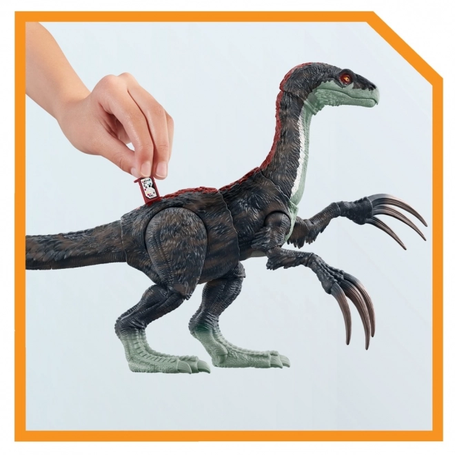 Figura Jurassic World Therozinosauro Attacco con Suono