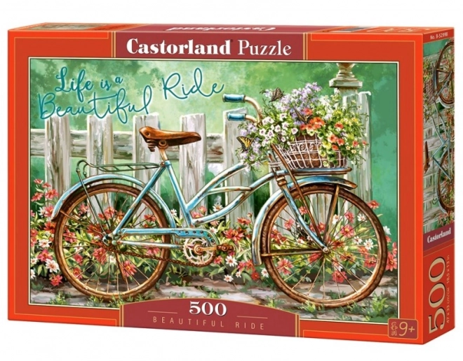 Puzzle 500 pezzi Castorland Passeggiata in bicicletta