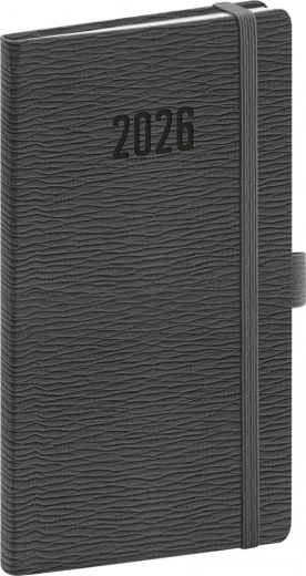 Diario Tascabile Rivoli 2026 grigio