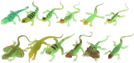 Giocattolo in silicone luminoso animale o rettile 16 cm
