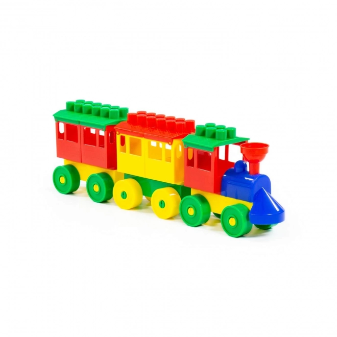 Set di trenini in plastica colorata per bambini dai 3+ anni