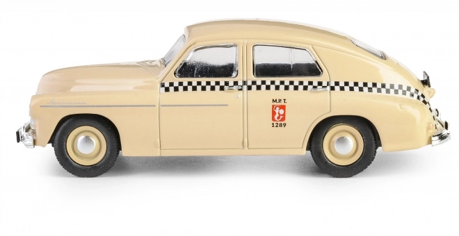 Macchina d'epoca PRL Varsavia M20 Taxi beige