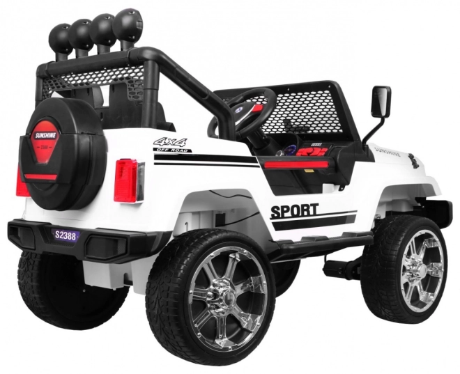 Auto fuoristrada Raptor Drifter Bianco + Telecomando + Trazione 4x4 + Spazio di stivaggio + Partenza lenta + MP3 LED