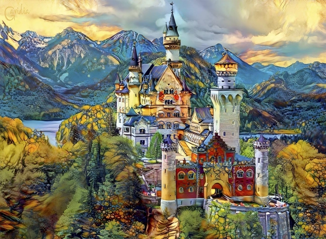 Puzzle Neuschwanstein, Germania 6000 pezzi