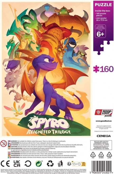 Puzzle 160 Pezzi Spyro Reignited Trilogy: Heroes