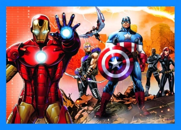 Coraggiosi Avengers | Puzzle 4 in 1 | Trefl