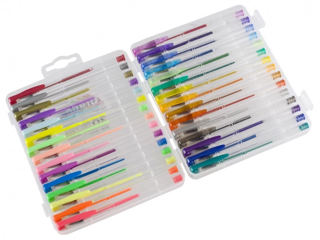 Penna gel in custodia 30 pz