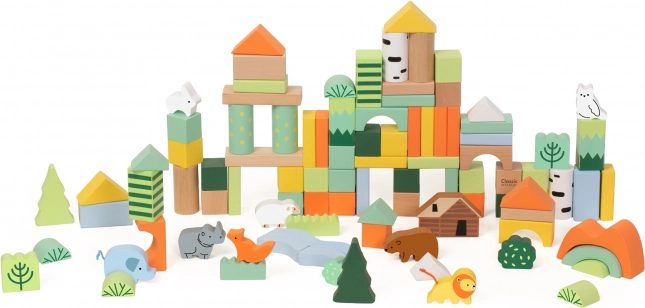 Blocchi di legno creativi Mondo della Foresta di Classic World