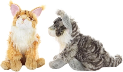 Gatto Maine Coon di peluche 37 cm eco-friendly