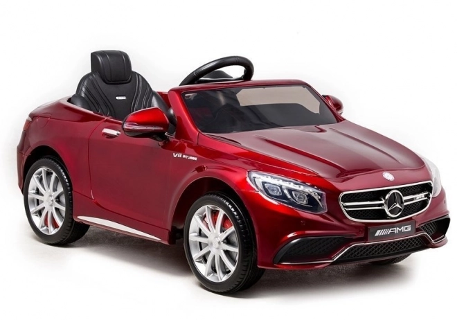 Auto a batteria Mercedes S63 rosso vernice