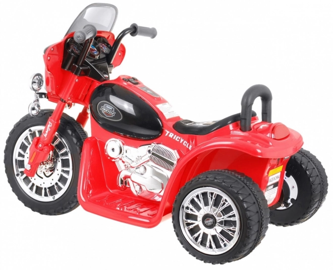 Motocicletta Chopper per bambini con batteria rosso