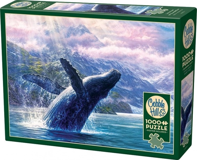 Puzzle balena COBBLE HILL Baia dei Ghiacciai 1000 pezzi