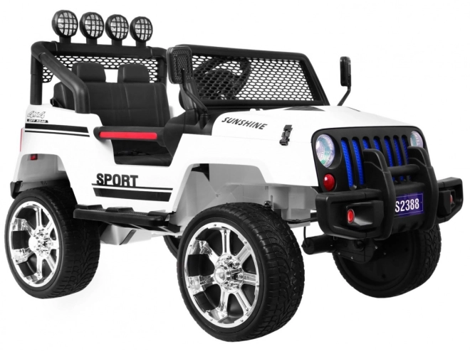 Auto fuoristrada Raptor Drifter Bianco + Telecomando + Trazione 4x4 + Spazio di stivaggio + Partenza lenta + MP3 LED