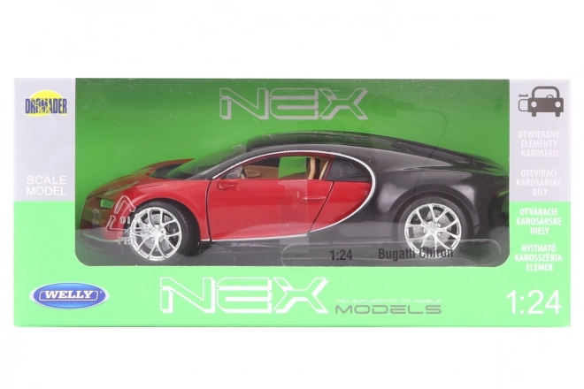 Modellino Bugatti Chiron in scala 1:24