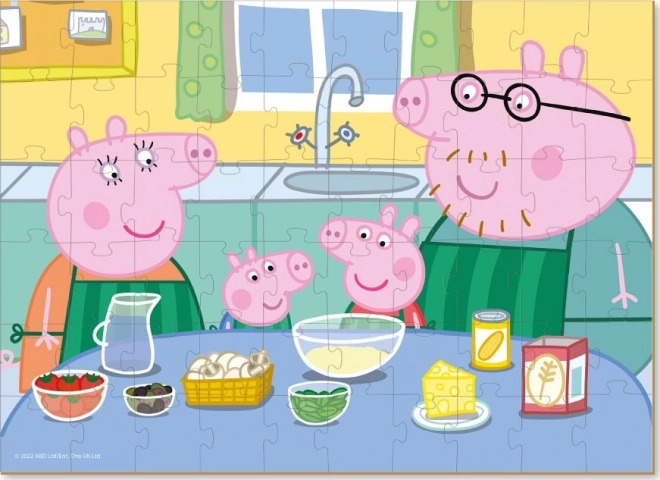 Puzzle Peppa Pig: cucinare insieme 60 pezzi