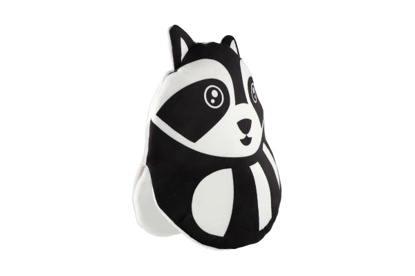 Cuscino Peluche Animali Bianco e Nero