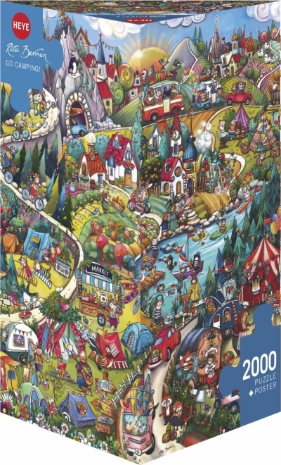 Puzzle HEYE Andiamo in campeggio! 2000 pezzi