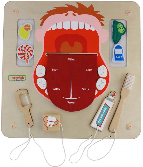 Tabellone Sensoriale per l'Igiene Orale Montessori Flex