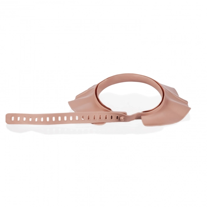 Visiera da bagno in silicone, rosa