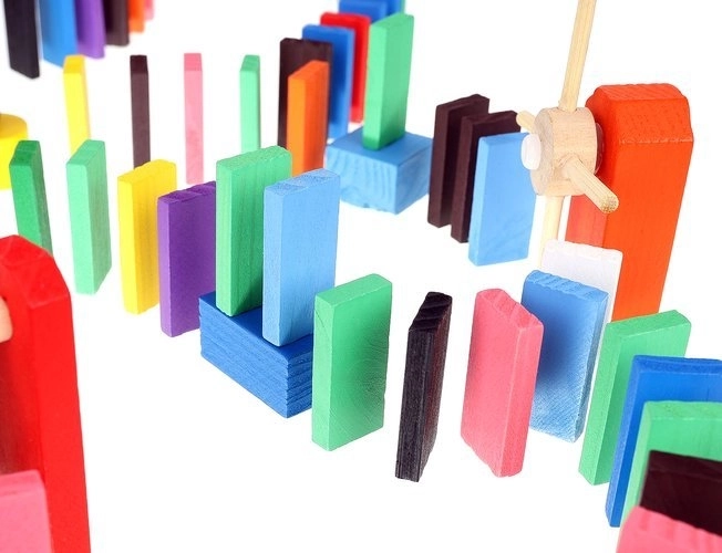 Set Domino in Legno per Bambini