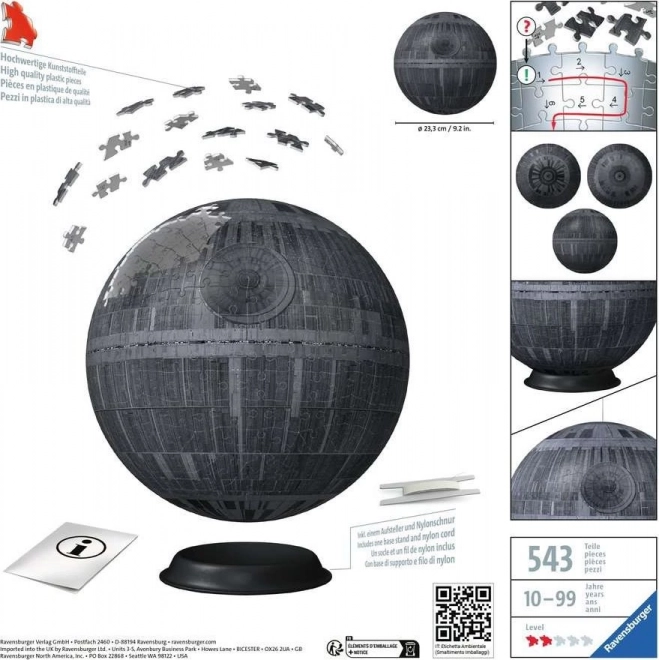 Puzzle 3D Stella della morte Star Wars