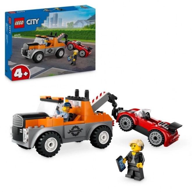 Camioncino di recupero e riparazione auto sportiva LEGO City