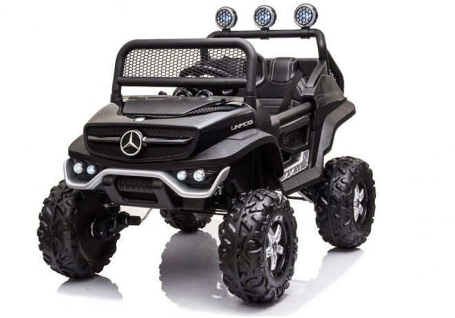 Auto elettrico a batteria Mercedes Unimog S rosso – Nero