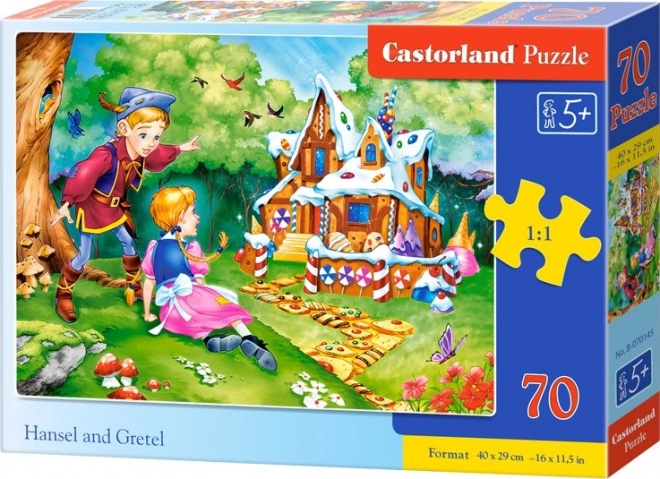 Puzzle 70 pezzi Hansel & Gretel