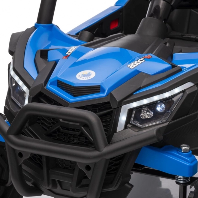 Veicolo elettrico per bambini Buggy Madman UTV-MX blu