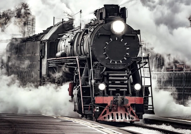 Puzzle Interdruk: Locomotiva a vapore 500 pezzi