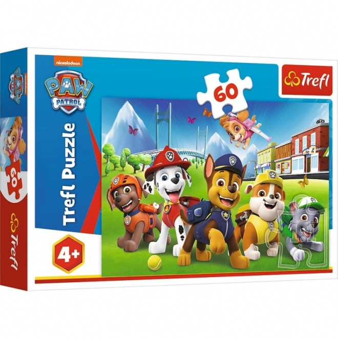 Puzzle 60 pezzi nella radura Paw Patrol