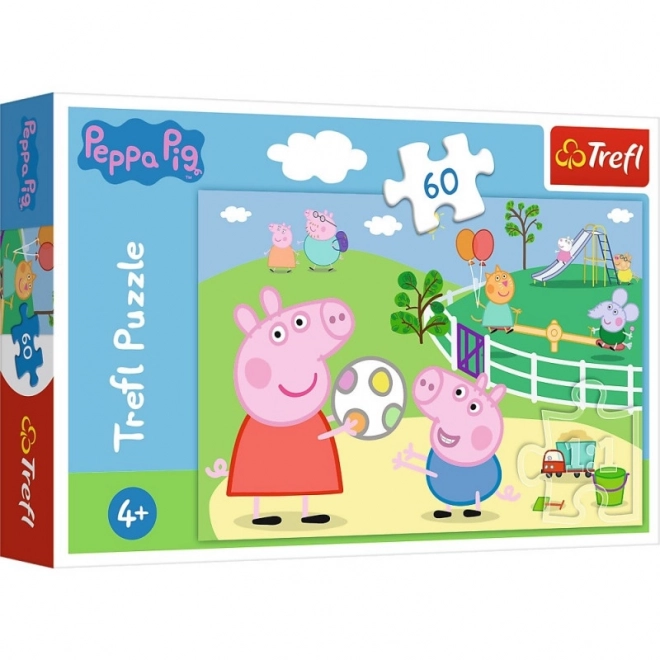 Puzzle Peppa Pig Giochi con Amici