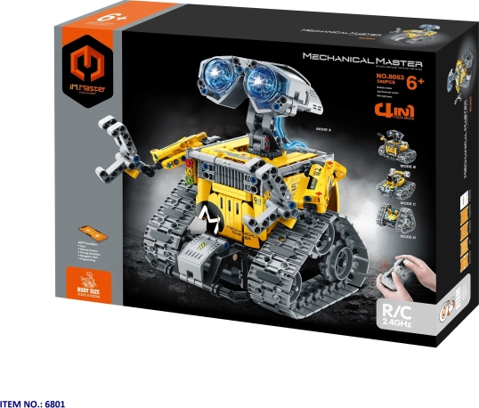 IM.Master Kit robot WALL-E 4 in 1 telecomando/app 15,5x21x19,5 cm