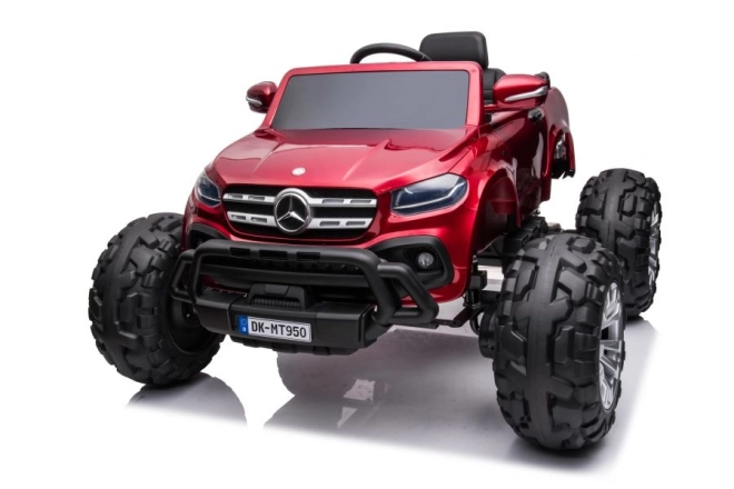 Auto a Batteria per Bambini Mercedes 4x4 Rosso Metallizzato