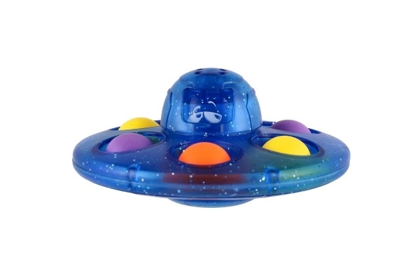 Spinner blaster con bolle in plastica 8cm